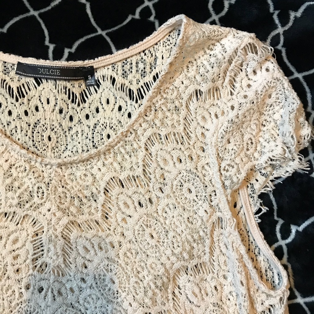 See-through Lace Top